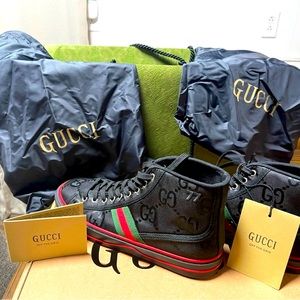 MEN'S GUCCI OFF THE GRID HIGH TOP SNEAKER size 7
